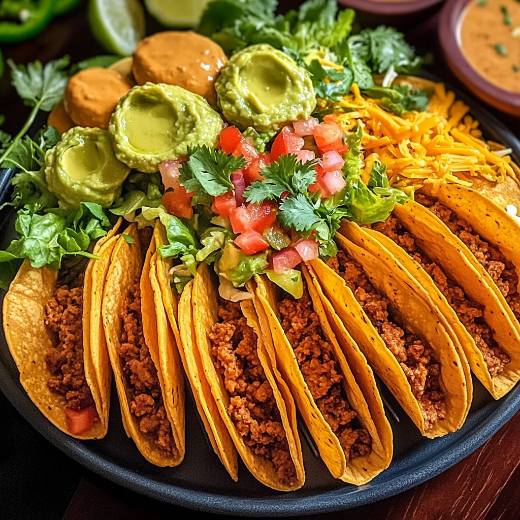 Easy Taco Recipe Dinner Board