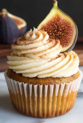 Fig Cupcakes with Honey Cream Cheese Frosting
