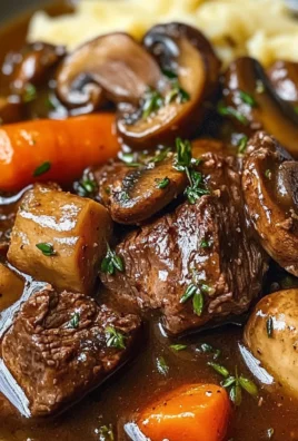 French Countryside Beef and Mushroom Stew