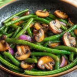 Green Beans with Mushrooms