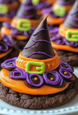 Halloween Witch Hat Cookies