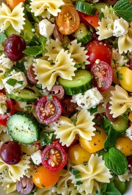 Healthy Greek Pasta Salad