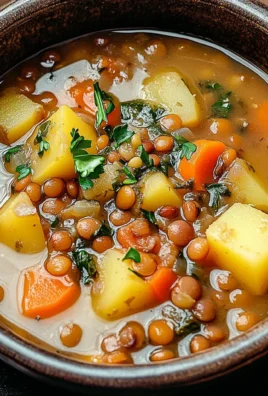 Hearty Lentil and Potato Soup