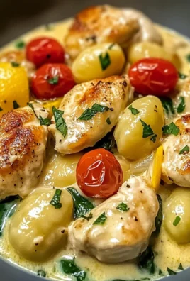 Lemon Chicken Gnocchi: Creamy One-Pot Dinner Delight