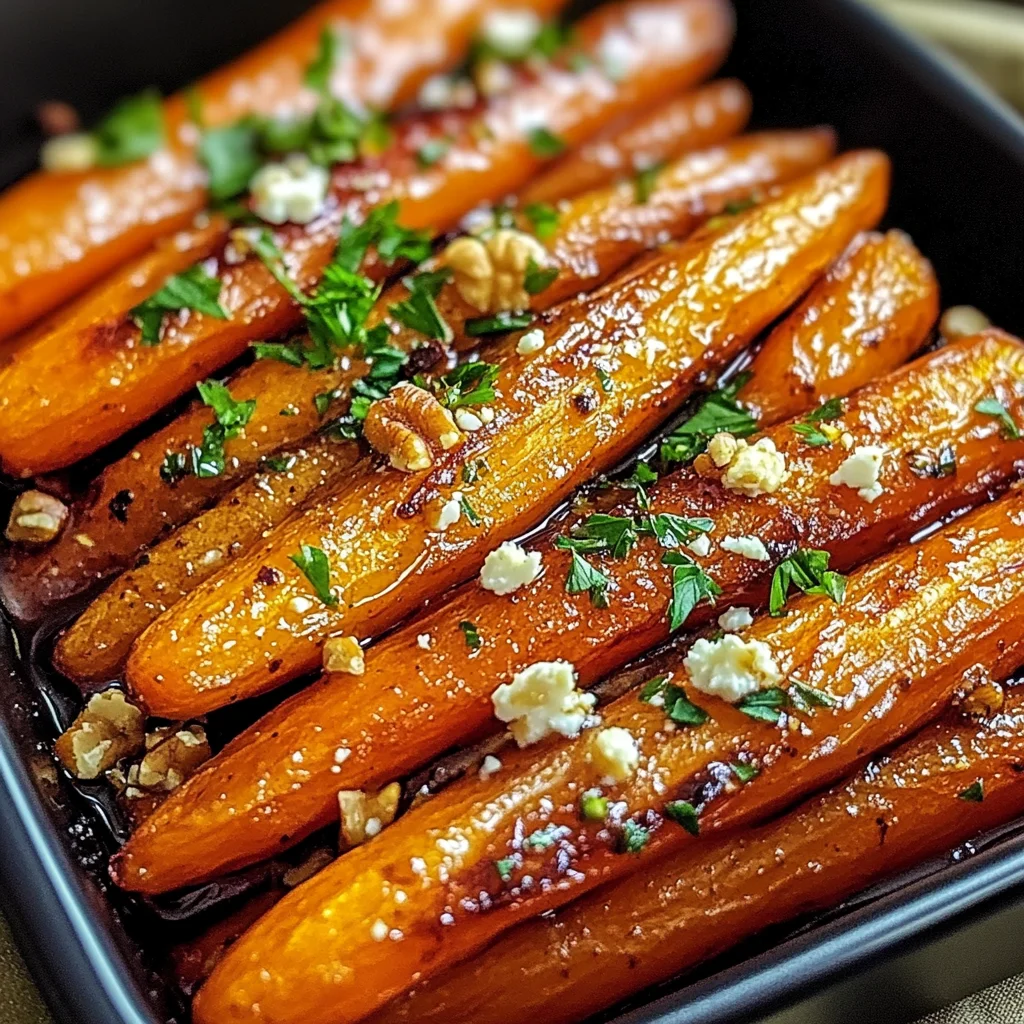 Maple Dijon Roasted Carrots