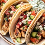 Mediterranean Chicken Tacos