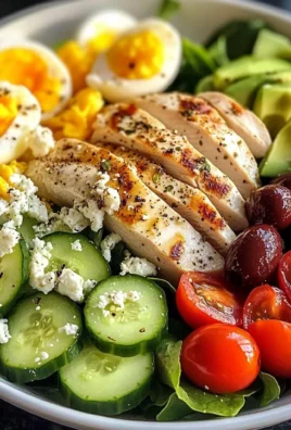 Mediterranean Chicken & Egg Power Salad