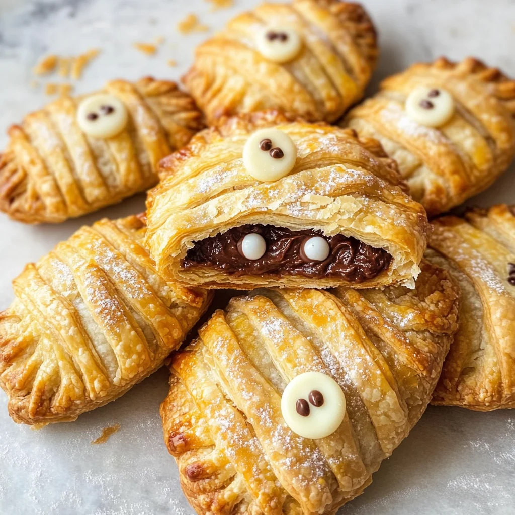 Nutella Mummy Hand Pies