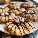 Peanut Butter Spider Cookies