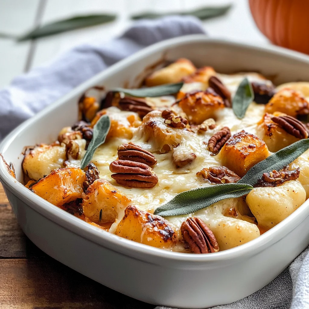 Pumpkin Gnocchi Bake