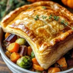 Roasted Autumn Vegetable Pot Pies