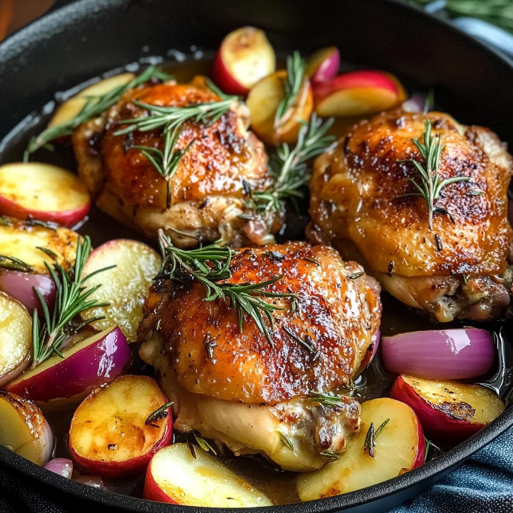 Rosemary Apple Cider Chicken Recipe