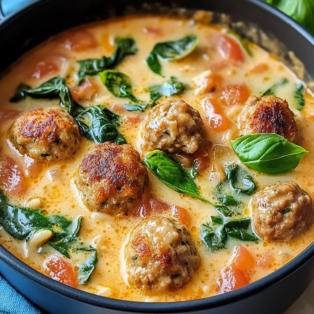 Savor the Comfort: Creamy Italian Meatball Soup to Warm Your Soul