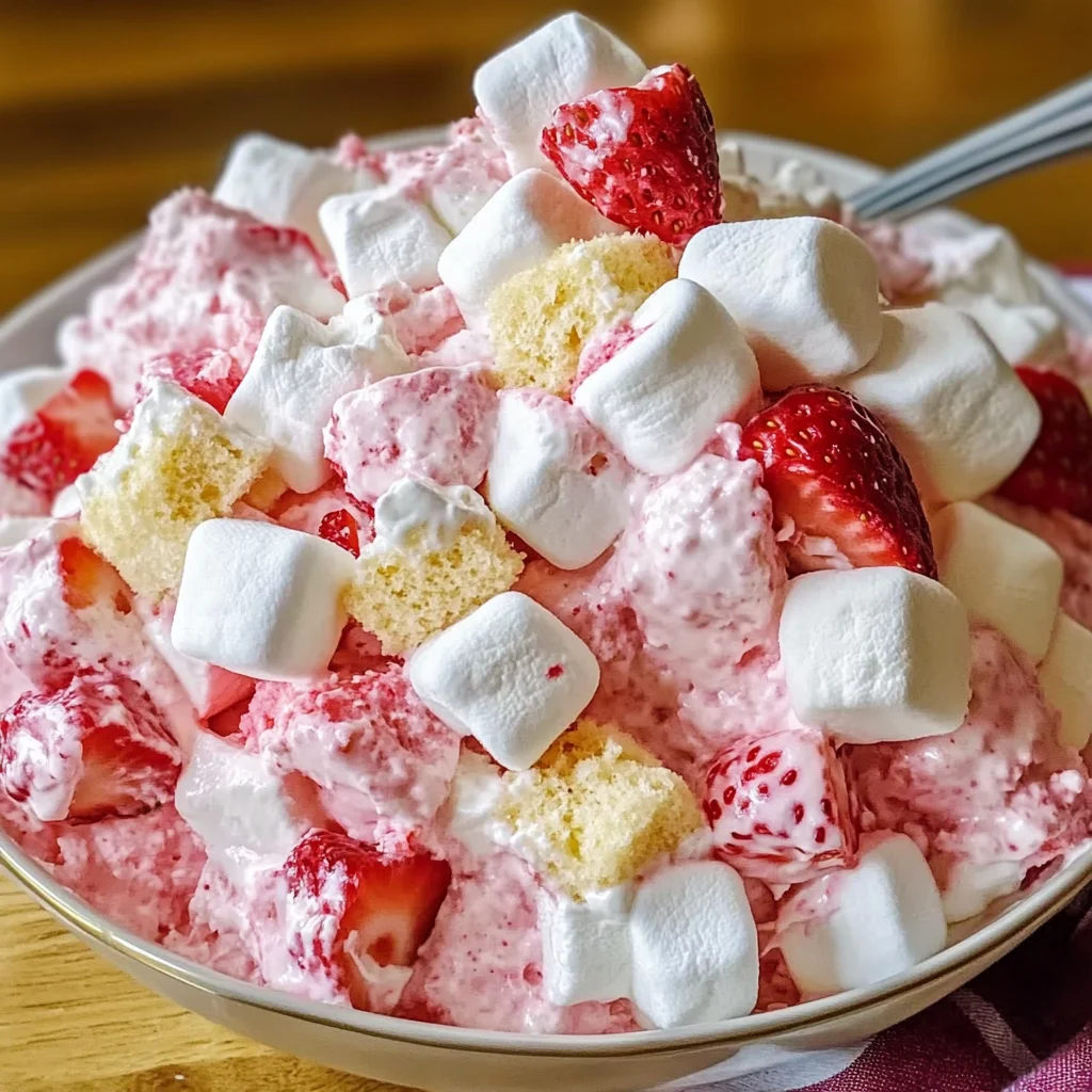 Strawberry Shortcake Fluff Salad Recipe