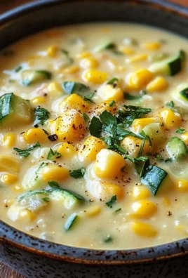 Summer Fresh Corn and Zucchini Chowder