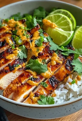 Sweet Chili Chicken Bowl with Coconut Lime Drizzle