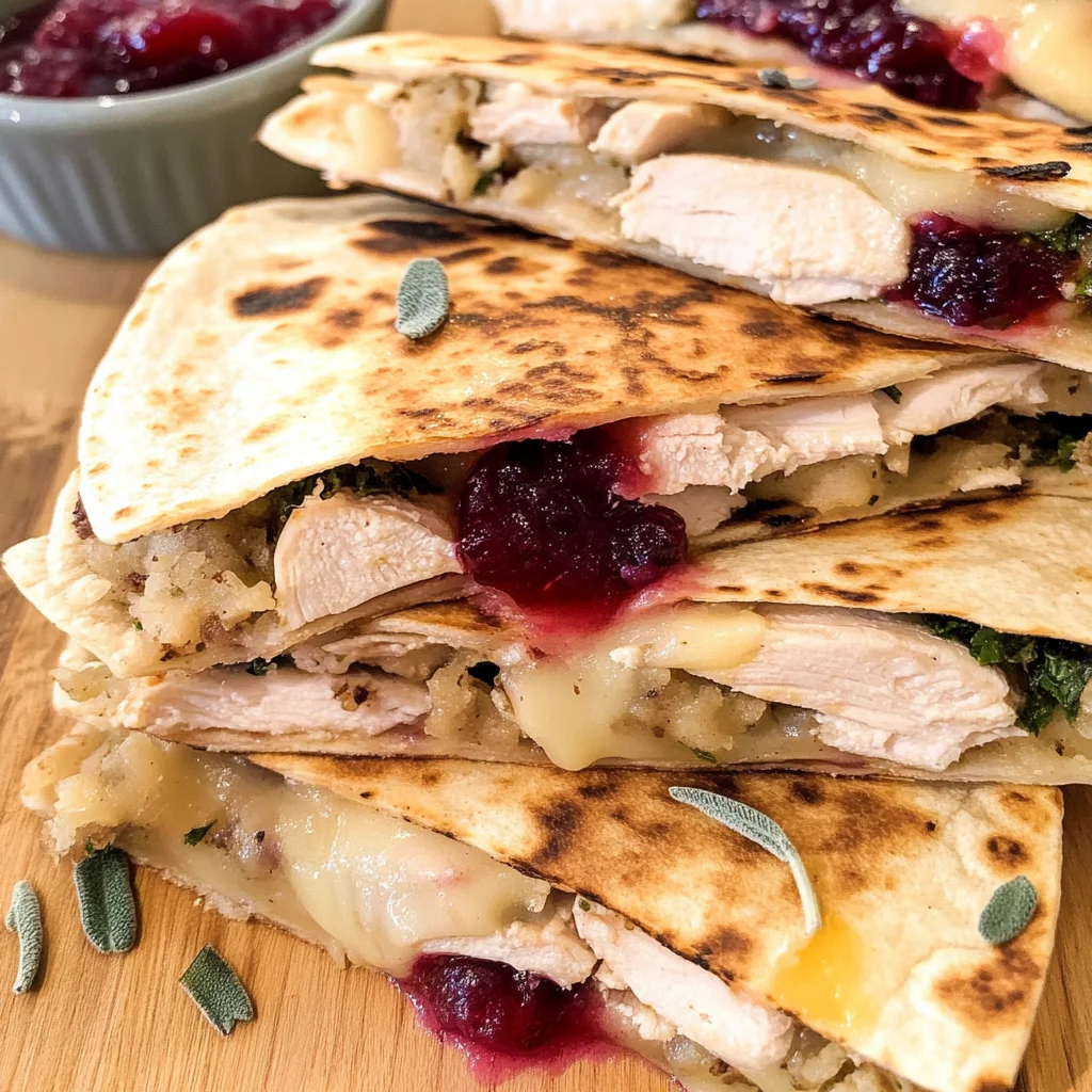 Thanksgiving Quesadillas