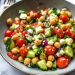 10-Minute Mediterranean Chickpea Salad