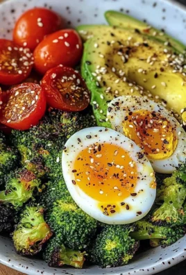 Avocado, Egg & Roasted Veggie Bowl