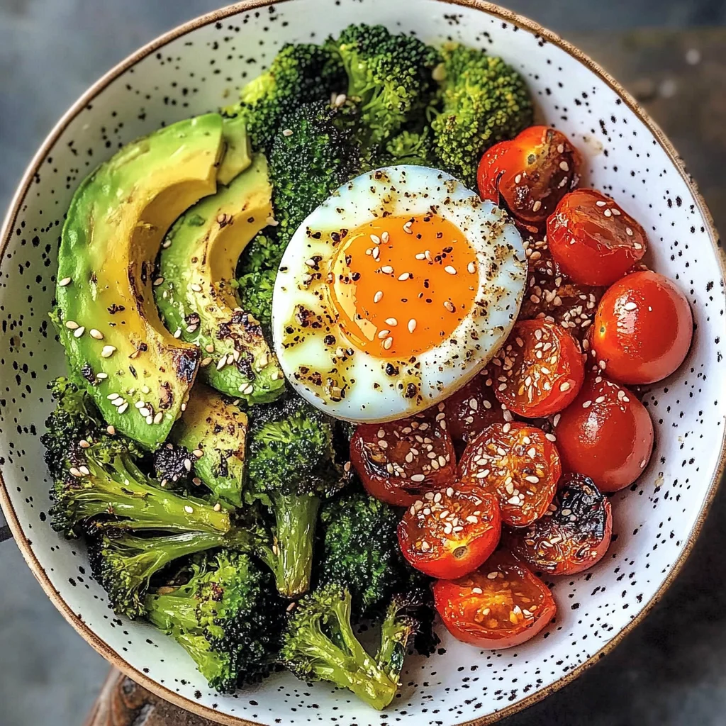 Avocado Egg Roasted Veggie Bowl Avocado Egg Roasted Veggie Bowl