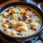 Bacon Cheddar Gnocchi Soup – A Rich and Creamy Comfort Meal