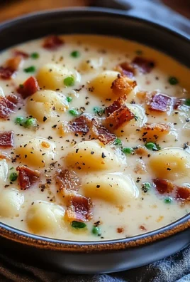 Bacon Cheddar Gnocchi Soup – A Rich and Creamy Comfort Meal