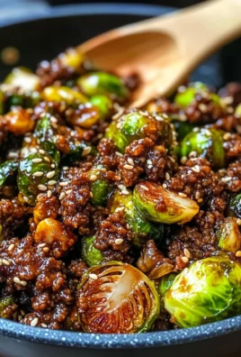 Beef and Brussels Sprouts Stir-Fry