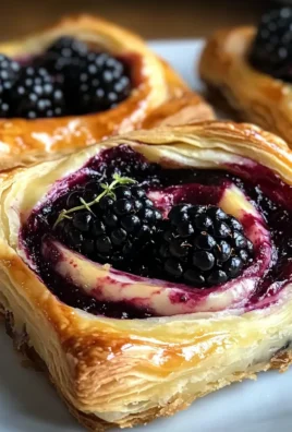 Blackberry Brie Pastry Swirls