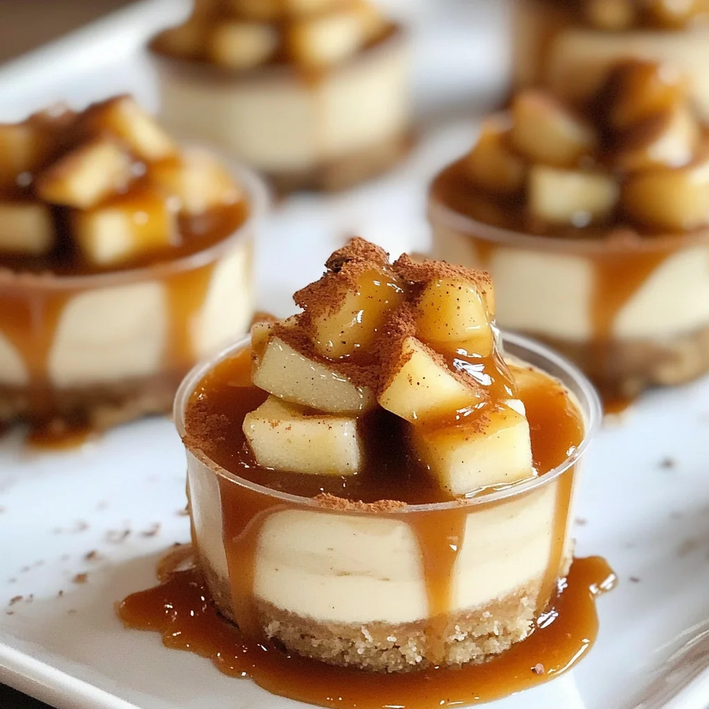 Caramel Apple Dessert Cups