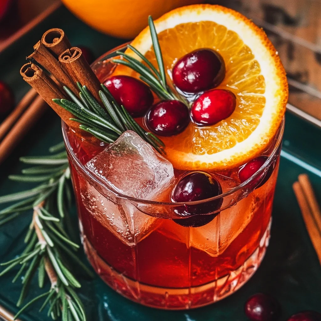 Cranberry Aperol Spritz (Ice Cube Cocktails!)