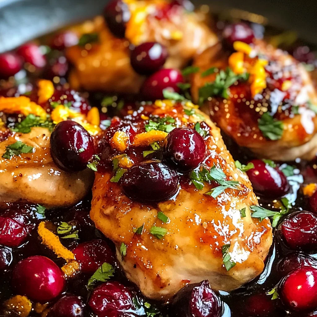 Cranberry Orange Chicken