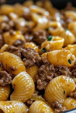 Creamy Beef and Shells