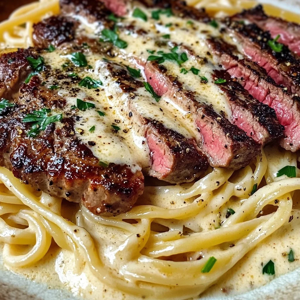 Creamy Cajun Steak Alfredo
