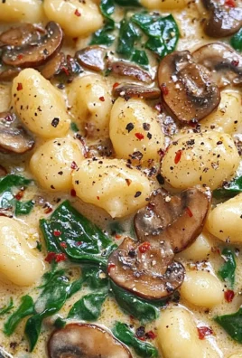 Creamy Spinach and Mushroom Gnocchi (One-Pan, 20 Minutes)