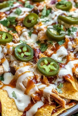 Easy Sheet Pan BBQ Chicken Nachos