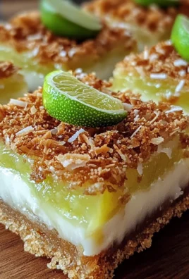 Frozen Coconut Lime Bars