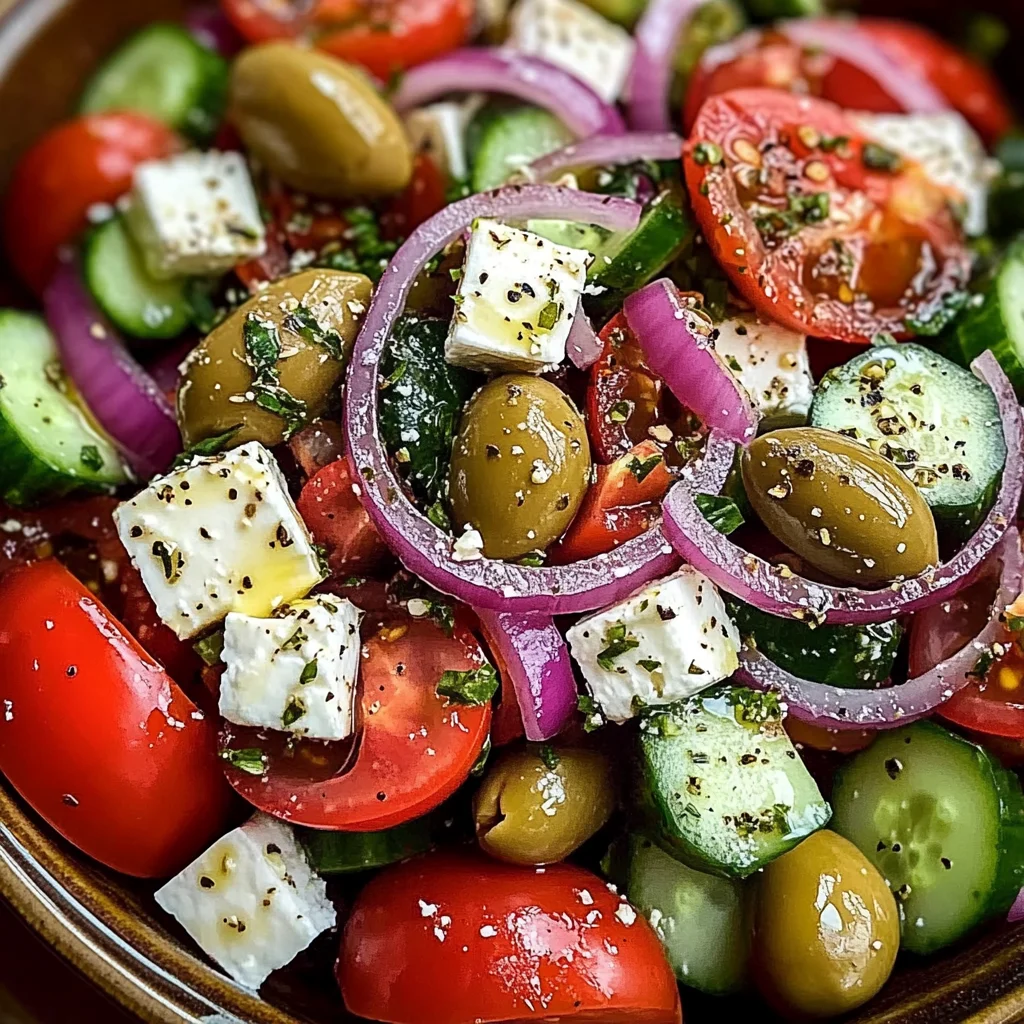 Greek Salad with Feta & Olives