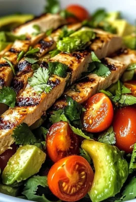 Grilled Chicken Avocado Salad