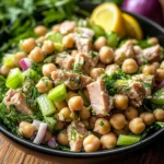 Healthy Tuna Garbanzo Bean Salad