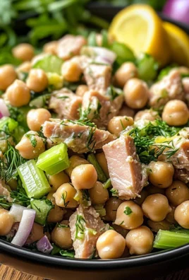 Healthy Tuna Garbanzo Bean Salad
