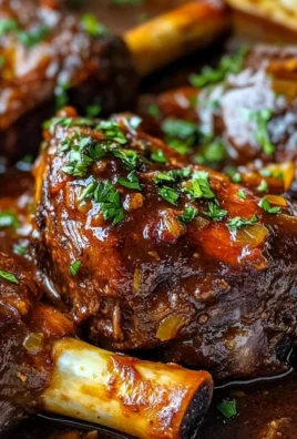 Luxurious Red Wine Lamb Shanks