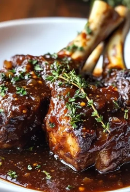 Luxurious Red Wine Lamb Shanks Recipe