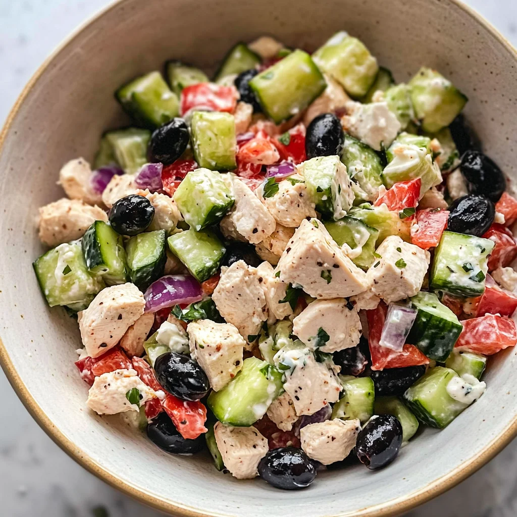 Mediterranean Chicken Salad