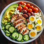Mediterranean Chicken Salad Bowl