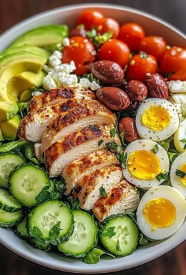 Mediterranean Chicken Salad Bowl