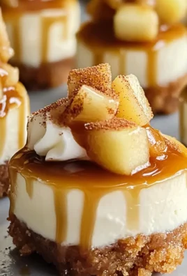 Mini Caramel Apple Cheesecake Bites - Irresistible Treats