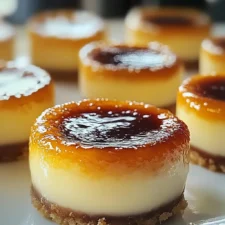 Mini Creme Brulee Cheesecakes