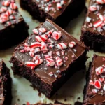 One Bowl Peppermint Brownies
