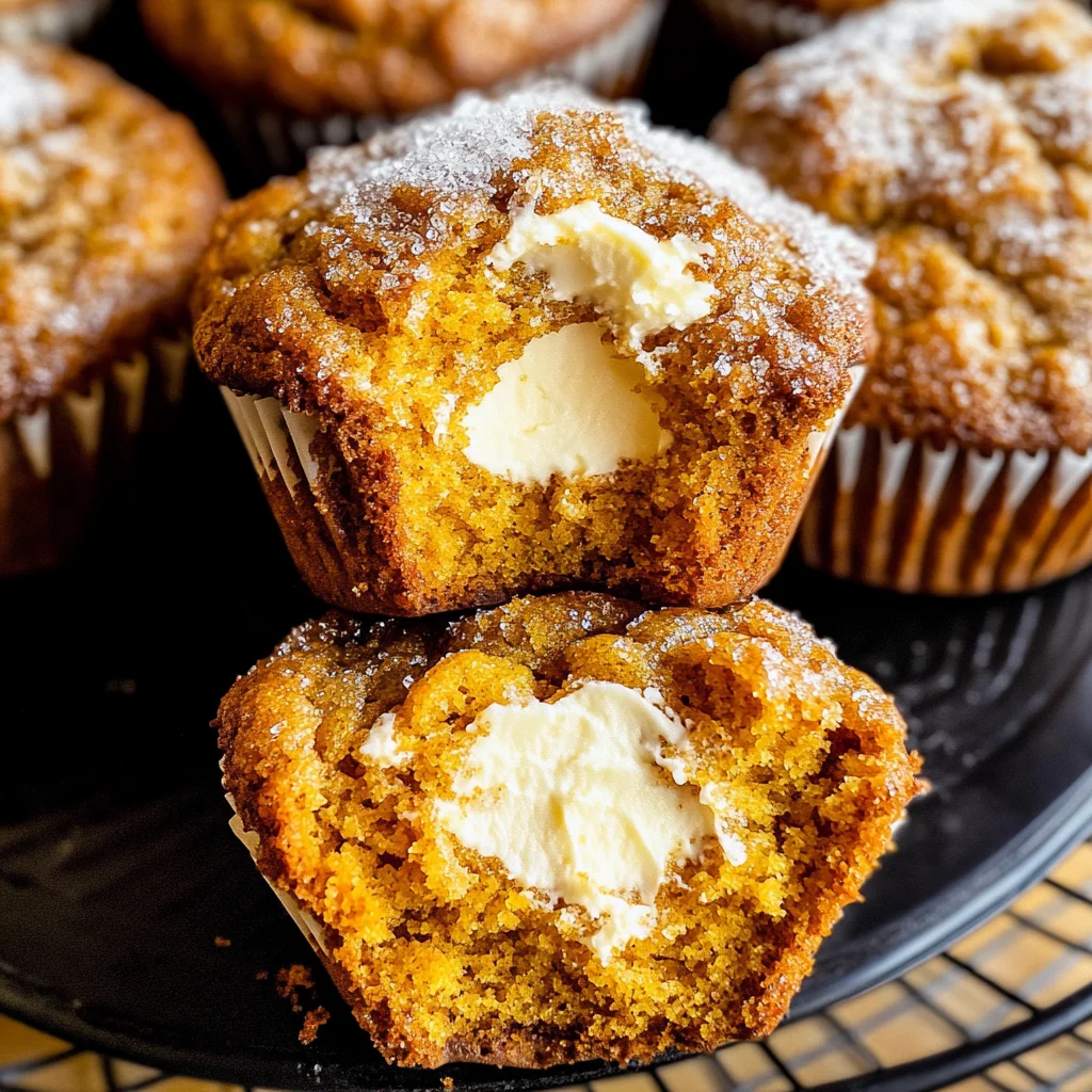 Pumpkin Cream Cheese Muffins