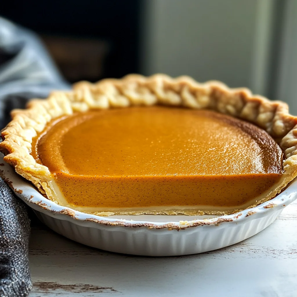 Pumpkin Pie Recipe